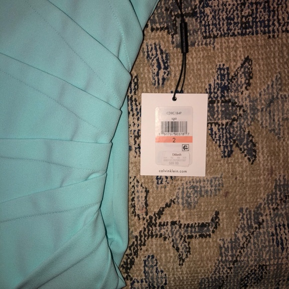 Calvin Klein Sea Mint Blue Dress - 2 - Picture 6 of 6